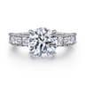 Fleure - 14K White Gold Diamond Engagement Ring - 1.15 ct