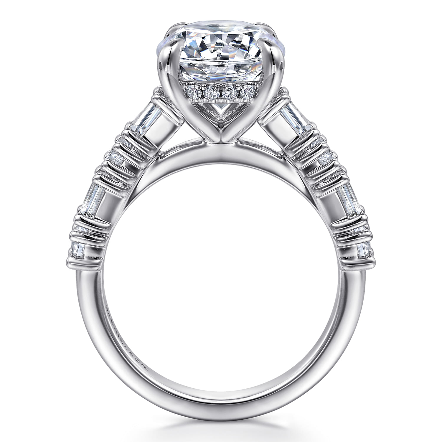 Fleure - 14K White Gold Diamond Engagement Ring - 1.15 ct - Shot 2