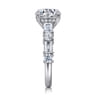 Fleure - 14K White Gold Round Diamond Engagement Ring - 1.55 ct