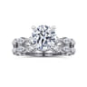 Lanna - 14K White Gold Round Diamond Engagement Ring - 0.5 ct