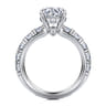 Broderick - 14K White Gold Round Diamond Engagement Ring - 1.7 ct