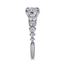 Monah - 14K White Gold Round Diamond Engagement Ring - 0.75 ct