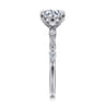 Perry - 14K White Gold Round Diamond Engagement Ring - 0.3 ct