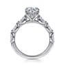 Posh - 14K White Gold Round Diamond Engagement Ring - 0.5 ct