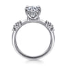 Jaelyn - 14K White Gold Round Diamond Engagement Ring - 0.17 ct