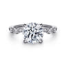 Joplin - 14K White Gold Round Diamond Engagement Ring - 0.18 ct