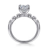 Joplin - 14K White Gold Round Diamond Engagement Ring - 0.17 ct