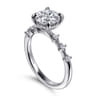 Joplin - 14K White Gold Round Diamond Engagement Ring - 0.17 ct