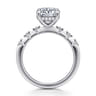 Joplin - 14K White Gold Round Diamond Engagement Ring - 0.17 ct