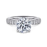Winslow - 14K White Gold Round Diamond Engagement Ring - 0.36 ct