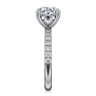 Winslow - 14K White Gold Round Diamond Engagement Ring - 0.36 ct