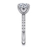 Winslow - 14K White Gold Round Diamond Engagement Ring - 0.38 ct