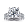 Winslow - 14K White Gold Round Diamond Engagement Ring - 0.4 ct