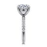 Winslow - 14K White Gold Round Diamond Engagement Ring - 0.4 ct
