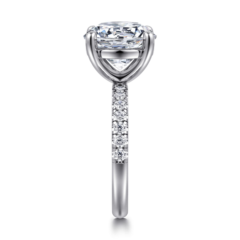 Winslow - 14K White Gold Round Diamond Engagement Ring - 0.4 ct - Shot 5