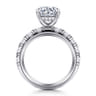 Stasia - 14K White Gold Round Diamond Engagement Ring - 1.4 ct