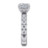 Stasia - 14K White Gold Round Diamond Engagement Ring - 1.4 ct