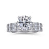 Joanie - 14K White Gold Round Diamond Engagement Ring - 0.6 ct