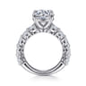 Clove - 14K White Gold Round Diamond Engagement Ring - 2.2 ct