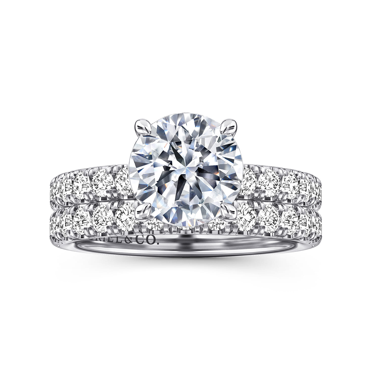 Winslow - 14K White Gold Round Diamond Engagement Ring - 0.5 ct - Shot 4