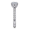 Winslow - 14K White Gold Round Diamond Engagement Ring - 0.5 ct