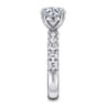 Winslow - 14K White Gold Round Diamond Engagement Ring - 0.8 ct