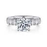 Winslow - 14K White Gold Round Diamond Engagement Ring - 1 ct
