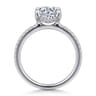 Lorenzo - 14K White Gold Round Diamond Engagement Ring - 0.23 ct