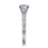 Wyatt - 14K White Gold Round Diamond Engagement Ring - 0.4 ct