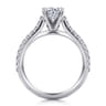 Shanna - 14K White Gold Round Diamond Engagement Ring - 0.28 ct