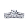 Shanna - 14K White Gold Round Diamond Engagement Ring - 0.28 ct