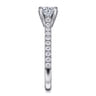 Shanna - 14K White Gold Round Diamond Engagement Ring - 0.28 ct