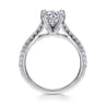 Shanna - 14K White Gold Round Diamond Engagement Ring - 0.28 ct