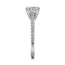 Shanna - 14K White Gold Round Diamond Engagement Ring - 0.28 ct