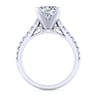 Bridget - 14K White Gold Round Diamond Engagement Ring - 0.5 ct