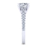 Bridget - 14K White Gold Round Diamond Engagement Ring - 0.5 ct