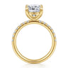 Winslow - 14K Yellow Gold Elongated Cushion Diamond Engagement Ring - 0.35 ct