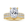 Winslow - 14K Yellow Gold Elongated Cushion Diamond Engagement Ring - 0.35 ct
