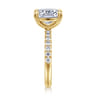 Winslow - 14K Yellow Gold Elongated Cushion Diamond Engagement Ring - 0.35 ct