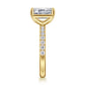 Winslow - 14K Yellow Gold Emerald Cut Diamond Engagement Ring - 0.36 ct