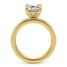 Bassia - 14K Yellow Gold Emerald Cut Diamond Engagement Ring - 1.15 ct