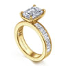Bassia - 14K Yellow Gold Emerald Cut Diamond Engagement Ring - 1.15 ct
