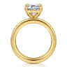 Bassia - 14K Yellow Gold Emerald Cut Diamond Engagement Ring - 1.15 ct