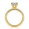 Coralie - 14K Yellow Gold Emerald Cut Diamond Engagement Ring - 0.75 ct
