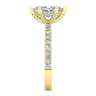Amira - 14K Yellow Gold Marquise Shape Diamond Engagement Ring - 0.51 ct