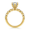 Lanna - 14K Yellow Gold Marquise Shape Diamond Engagement Ring - 0.25 ct