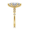 Joplin - 14K Yellow Gold Marquise Shape Diamond Engagement Ring - 0.17 ct