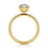 Winslow - 14K Yellow Gold Marquise Shape Diamond Engagement Ring - 0.35 ct