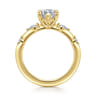 Carinna - 14K Yellow Gold Marquise Shape Diamond Engagement Ring - 0.23 ct