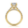 Sarita - 14K Yellow Gold Oval Diamond Engagement Ring - 0.95 ct